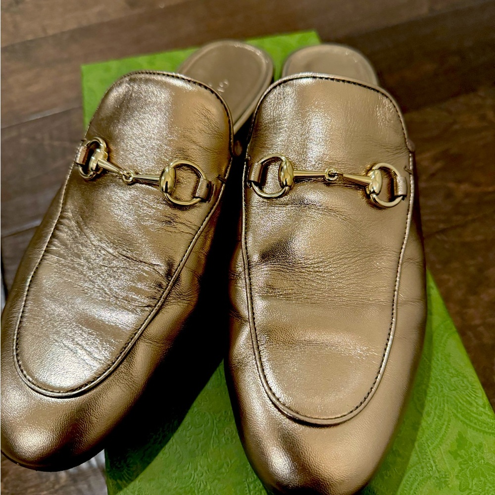 Gucci Princetown slippers Size 39 -Rose Gold